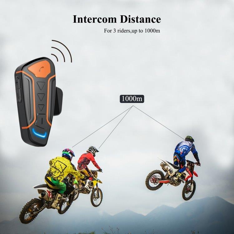 WT003 Intercom Bluetooth Järjestelmä Moottoripyörään