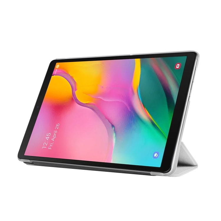 ENKAY Tri-Fold Kotelo Samsung Galaxy Tab A 10.1 2019 T510 / T515 Valkoinen