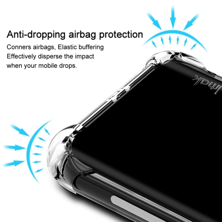 IMAK Shockproof Takakansi OnePlus 7 Pro Musta