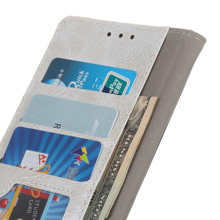 Flip kotelo telineellä & Korttipaikalla OnePlus 7 Pro Valkoinen