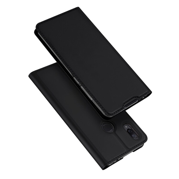 DUX DUCIS Flipp kotelo Telineellä Xiaomi Redmi Note 7 & Note 7 Pro Musta