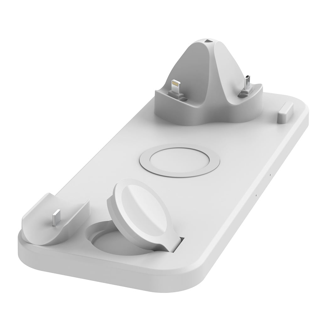 3in1 Latausasema Apple Airpods, Watch & iPhone Valkoinen