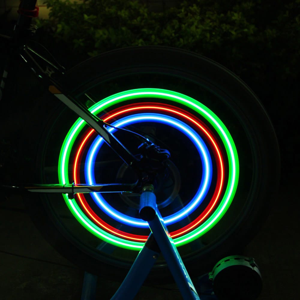 Polkupyörän LED-valaisin 2-pakkaus Punainen