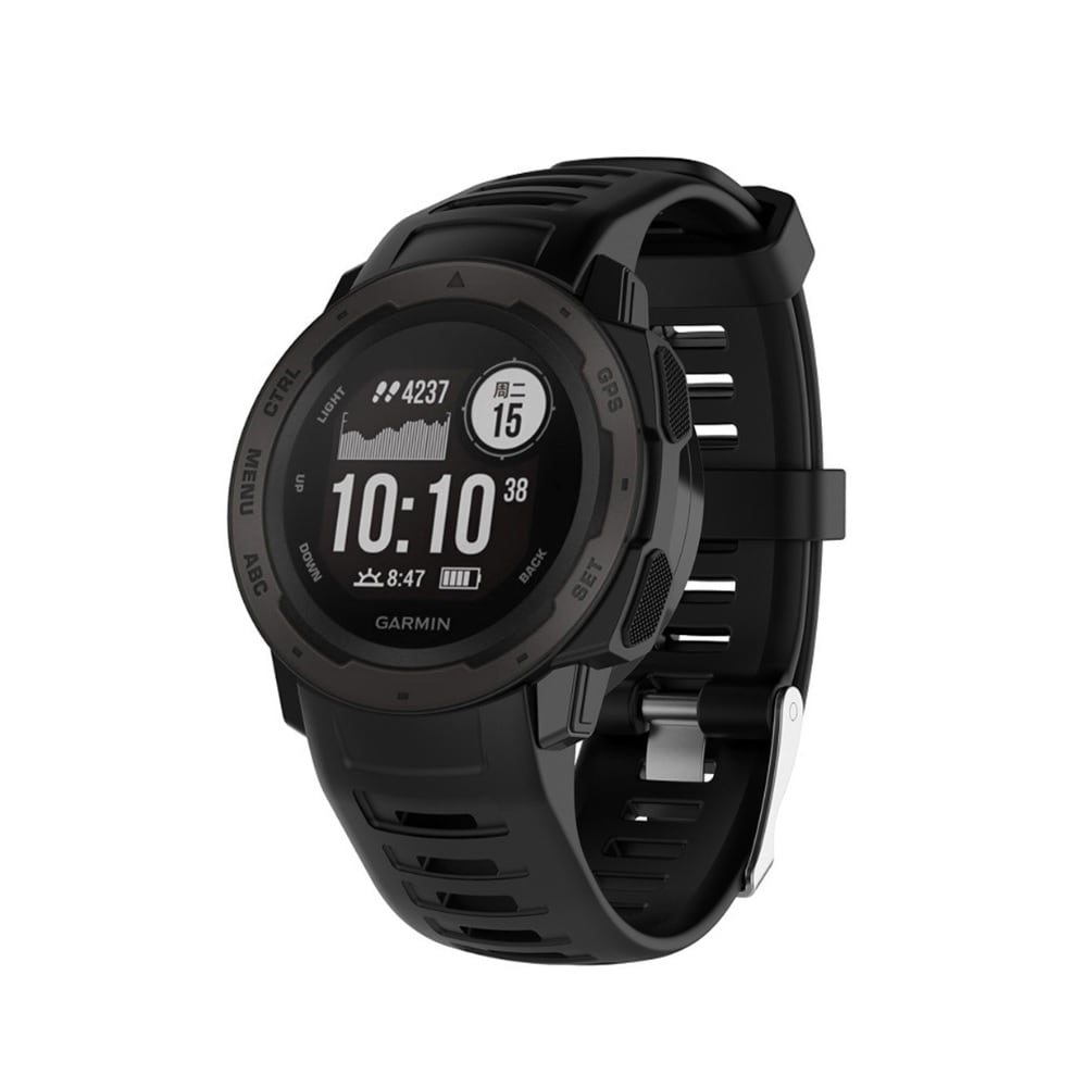 Garmin instinct silikoniranneke - Musta