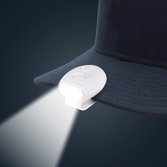 Mini LED Lamppu, jossa klipsi lippikselle - Valkoinen