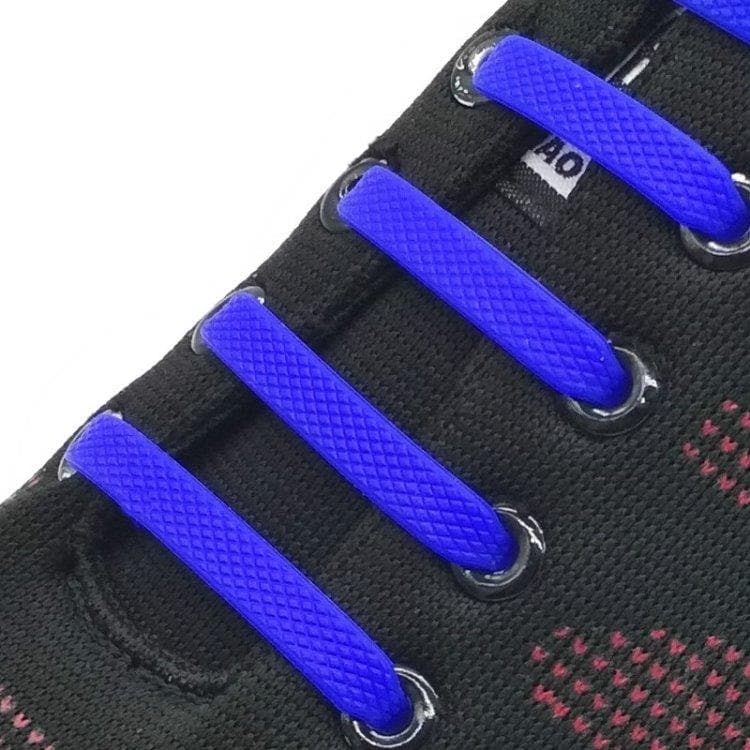 Joustavat silikoniset kengännauhat Unisex - Musta