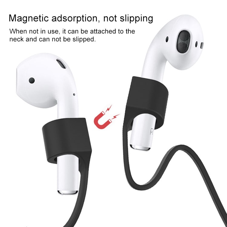 Magneettiset silikoninauhat Apple AirPods 1 / 2 - Valkoinen