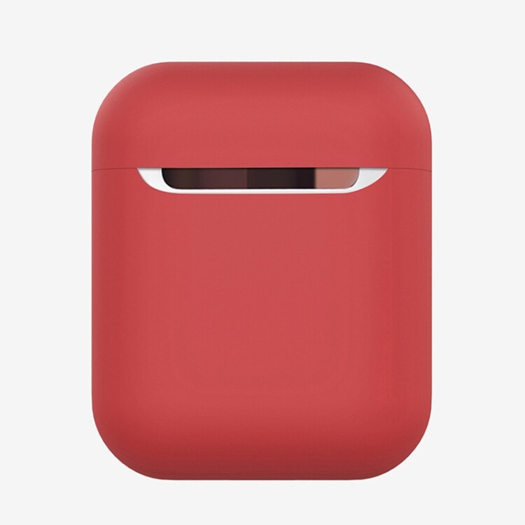 Shockproof suojakotelo silikonia Apple AirPods 1 / 2 - Punainen