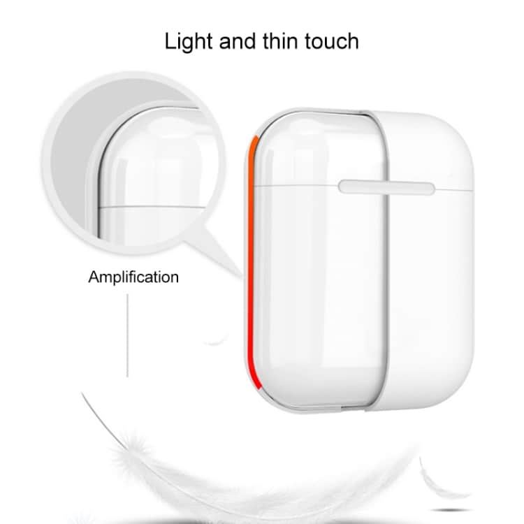 Suojakotelo silikonia Apple AirPods 1 / 2 - Valkoinen