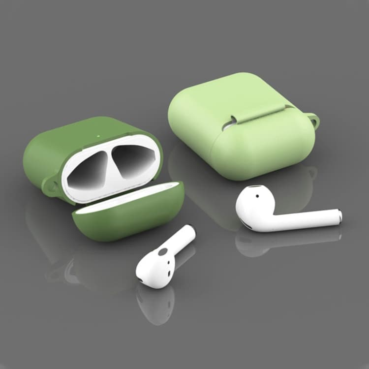 Shockproof suojakotelo silikonia Apple AirPods 1 / 2 - Vihreä
