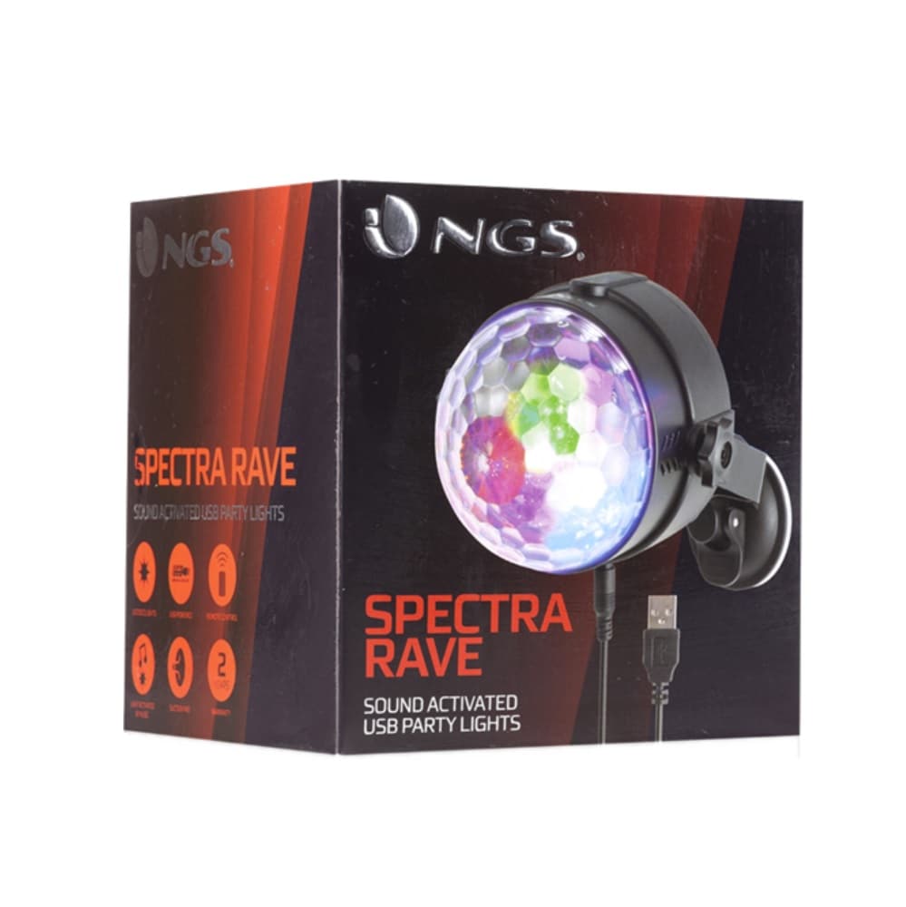 NGS USB PARTY LIGHTS SPECTRA RAVE
