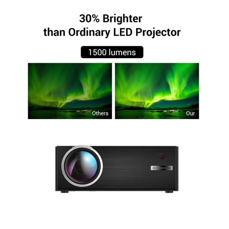 Cheerlux C7 Smart Projektori 1800 Luumenia 800 x 480 720P 1080P HD