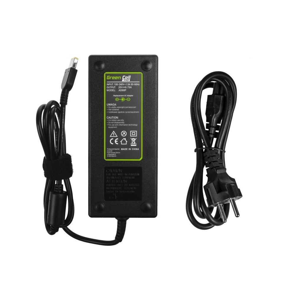 Green Cell PRO laturi / Virtasovitin Lenovo Y70 Y50-70 Y700 Z710 700-15ISK ThinkPad W540 T4