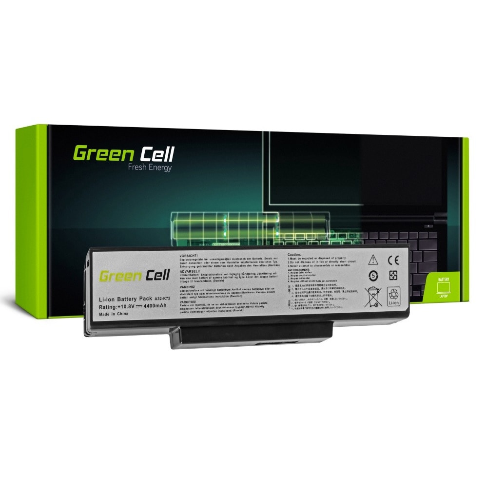 Green Cell kannettavan akku Asus A32-K72 K72 K73 N71 N73
