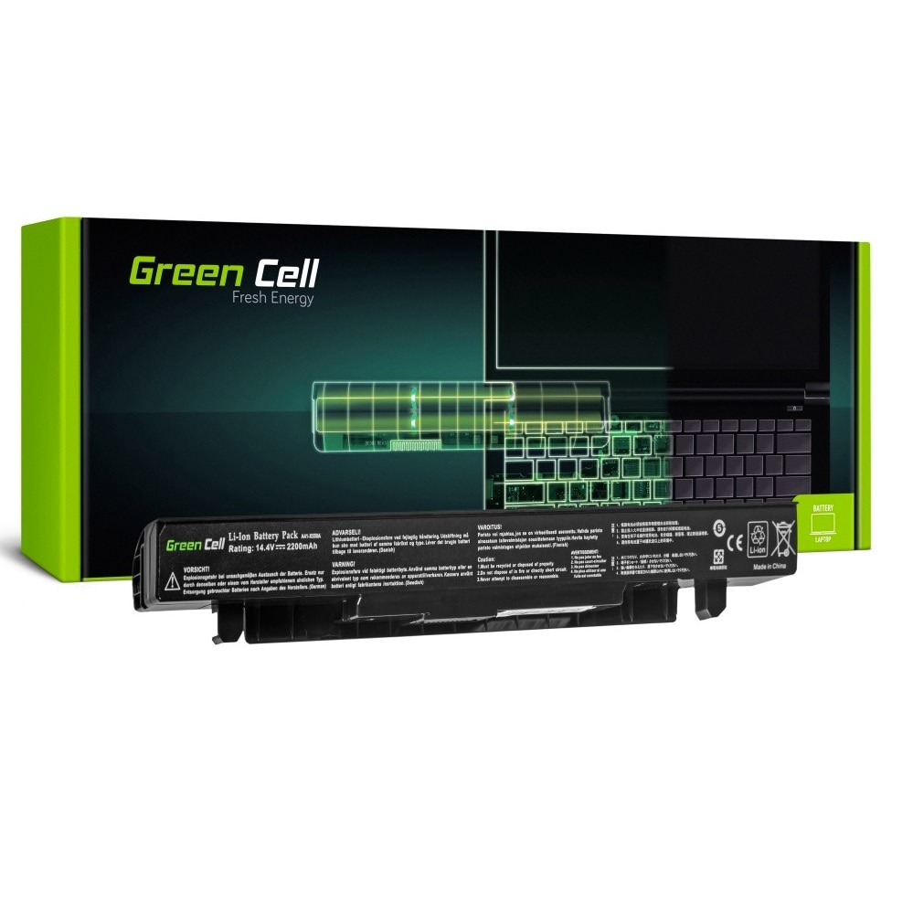 Green Cell kannettavan akku Asus A450 A550 R510 X550 / 14,4V 2200mAh