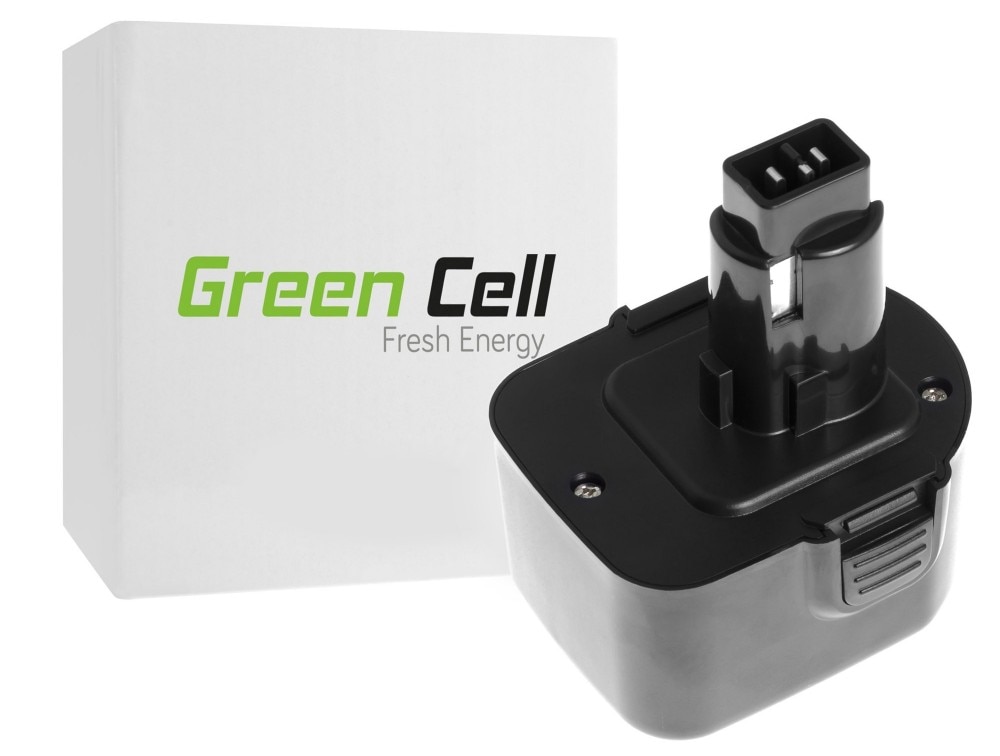 Green Cell työkaluakku PS130 DE9072 PS12VK Black & Decker FS12 DeWalt 2802K DC740KA