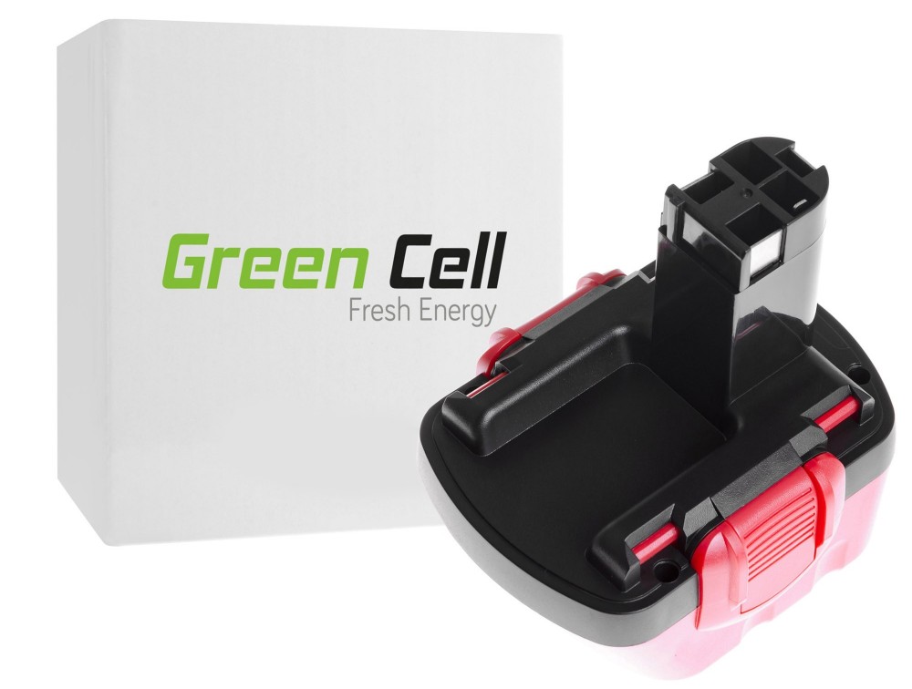 Green Cell työkaluakku BL1830 BAT043 Bosch O-Pakkaus 3300K PSR 12VE-2 GSB 12 VSE-2