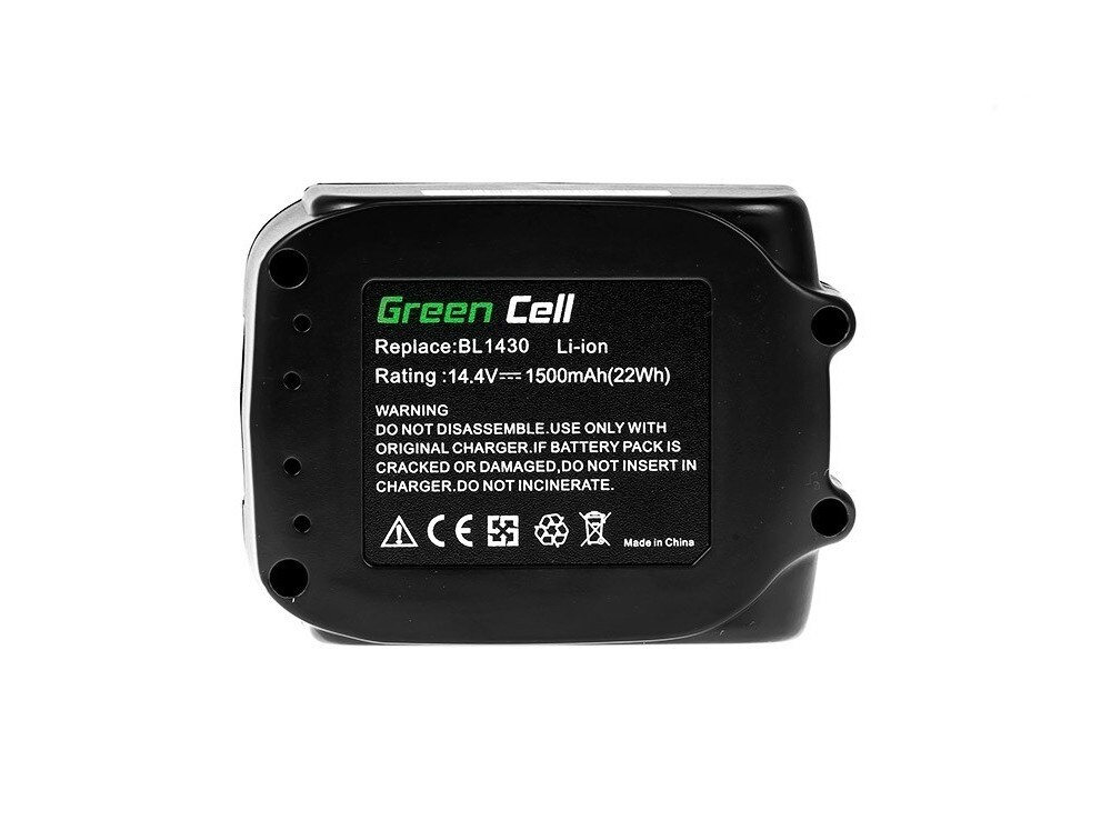 Green Cell työkaluakku BL1415 BL1430 BL1440 Makita