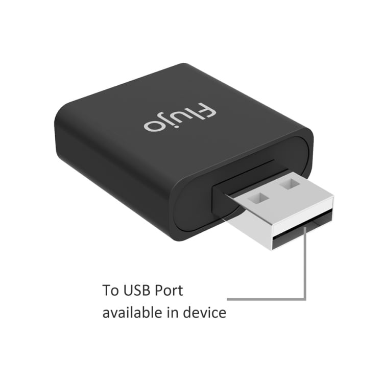 USB-liitin 3,5 mm: n ääniliitäntään