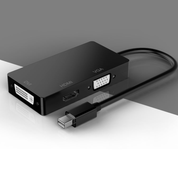 Basix D1 Mini DP - HDMI + DVI + VGA 1080P Signaalin muunnin