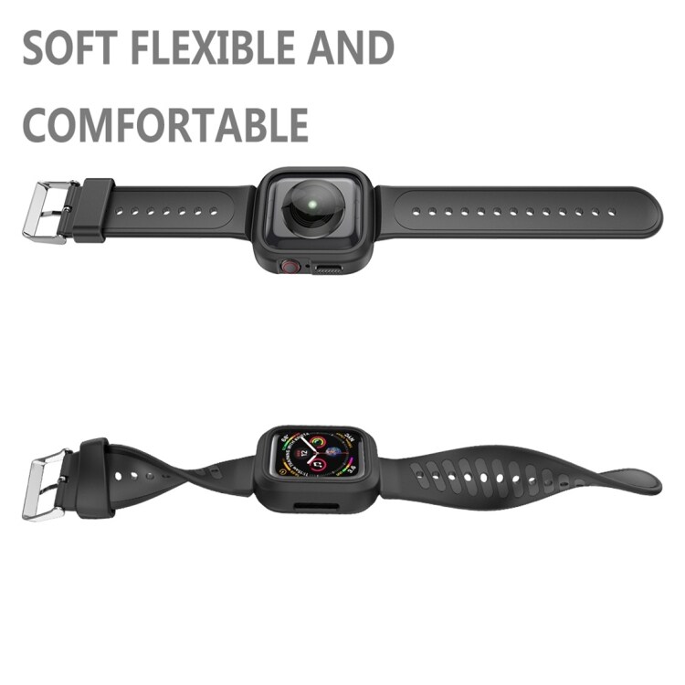 Svart armband för Apple Watch Serie 4 - 44mm
