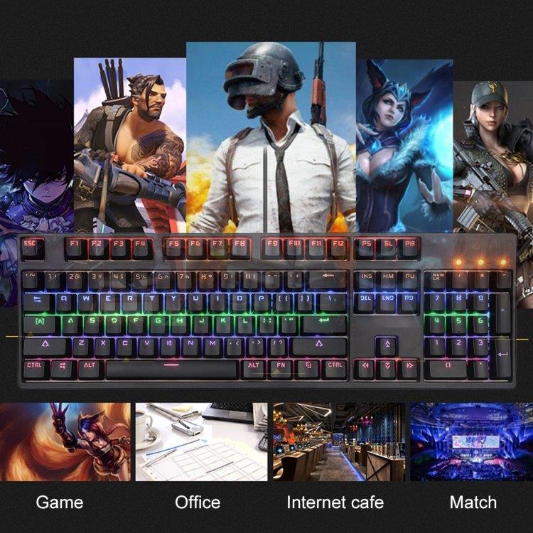 Mekaniskt Gaming tangentbord med RGB & USB