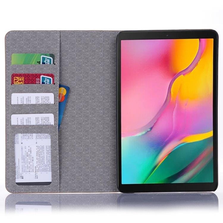Taittuva flip kotelo korttipidikkeellä Galaxy Tab A 8.0 2019 - Khaki