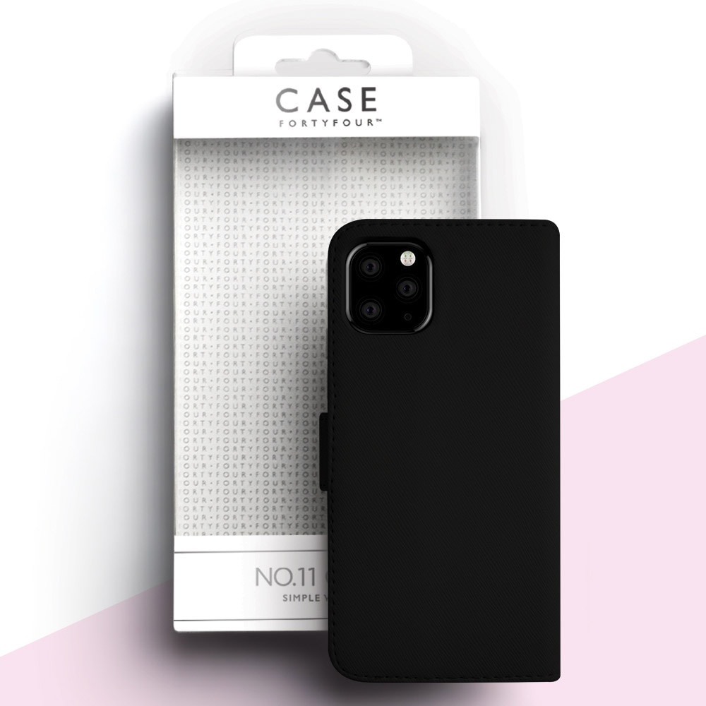 Case FortyFour No.11 iPhone 11 Pro Max - Musta