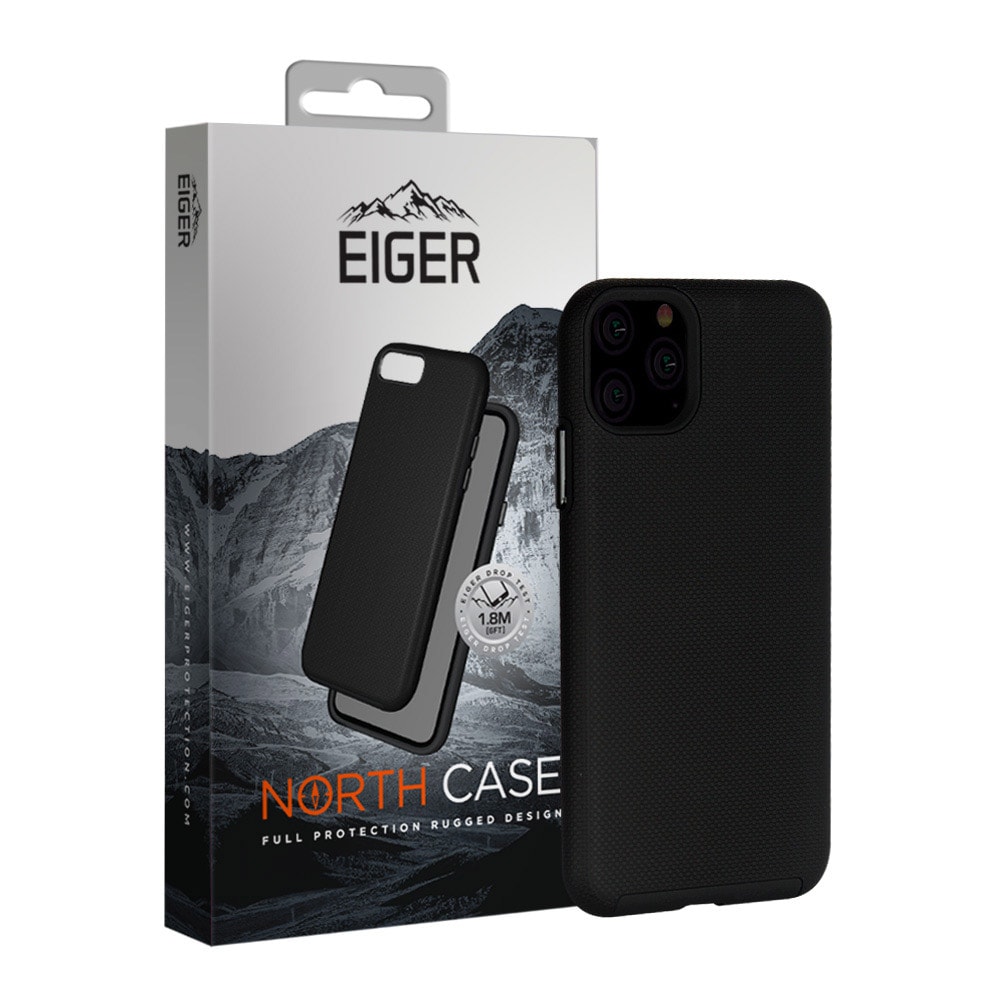 Eiger North Case iPhone 11 Musta