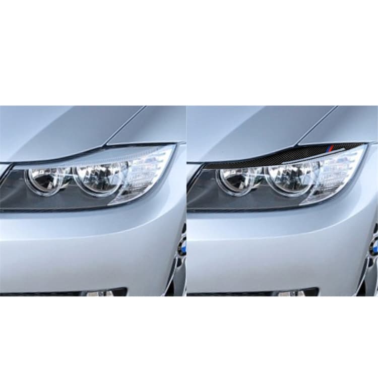Ajovalokoristeet Carbon Fiber Eyebrow BMW E90 / 318i / 320i / 325i 2009-2012