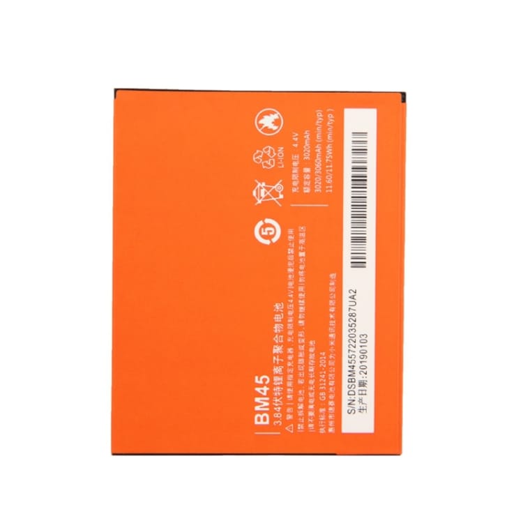 Matkapuhelinakku 3020mAh Xiaomi Redmi Note 2