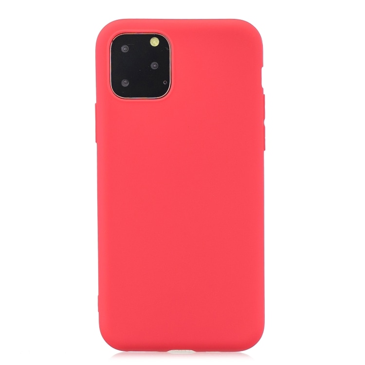 Pehmeä silikonisuojus iPhone 11 Pro Punainen