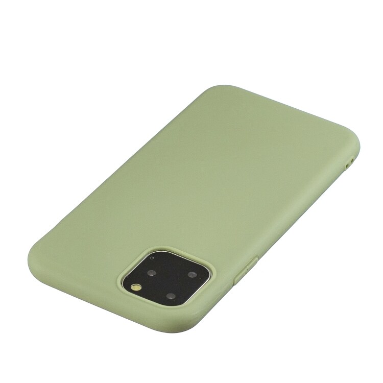 Pehmeä silikonisuojus iPhone 11 Pro Herneenvihreä