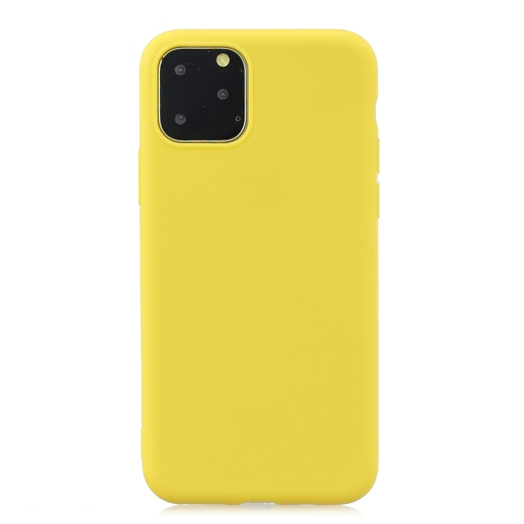 Pehmeä silikonisuojus iPhone 11 Pro  Keltainen