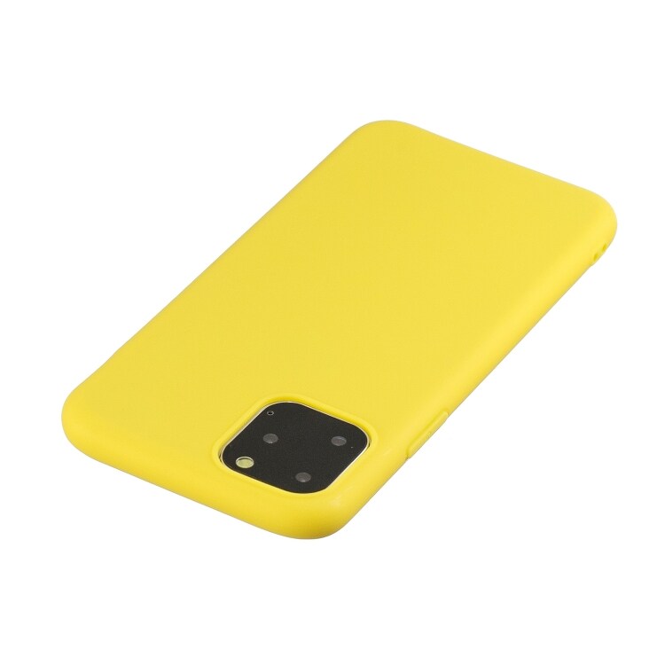 Pehmeä silikonisuojus iPhone 11 Pro  Keltainen