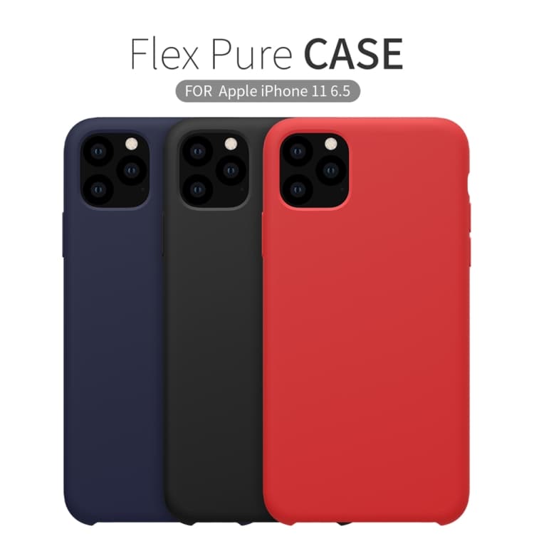 NILLKIN Flex Pure Silikoonikuori iPhone 11 Pro Max Musta