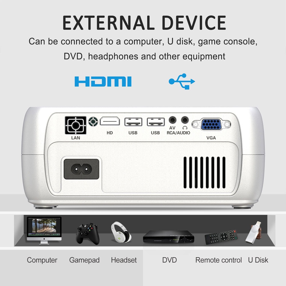 Projektori DH-A20 800 x 480 HD