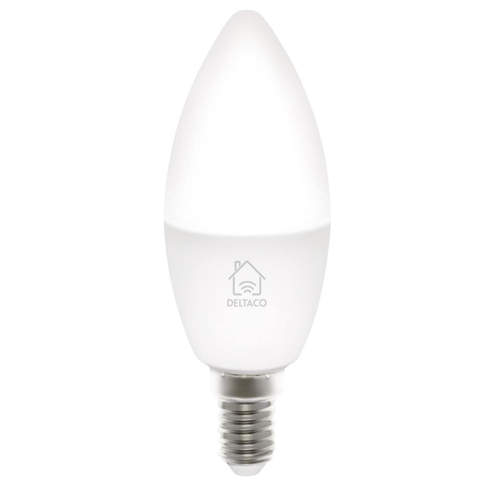 DELTACO SMART HOME WiFi LED-lamppu, E14 5W 470lm