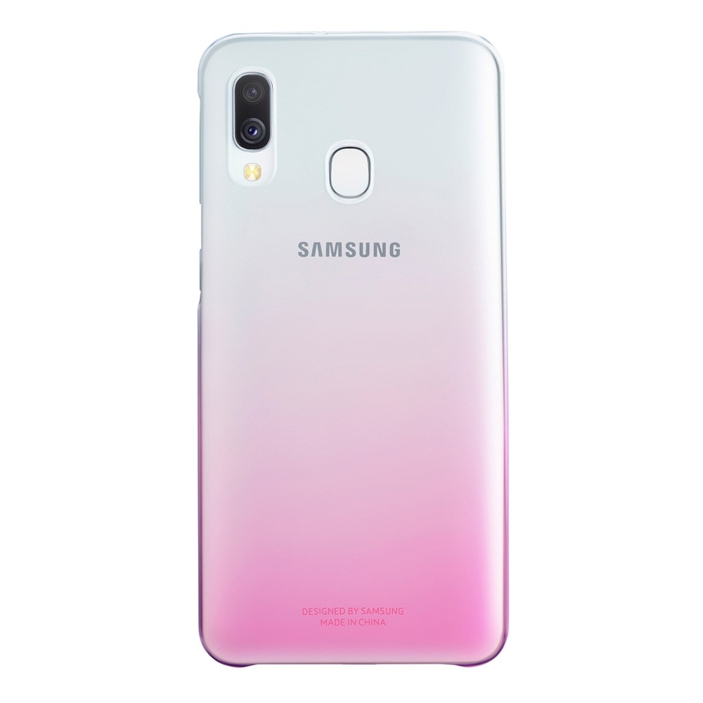 Samsung Gradation Kuori Galaxy A40 - Vaalean punainen