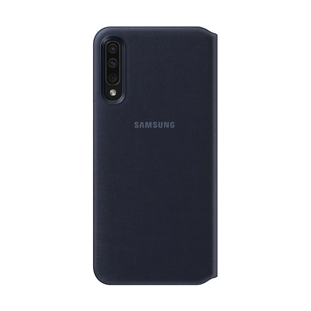 Samsung Wallet Cover Galaxy A50 - Musta