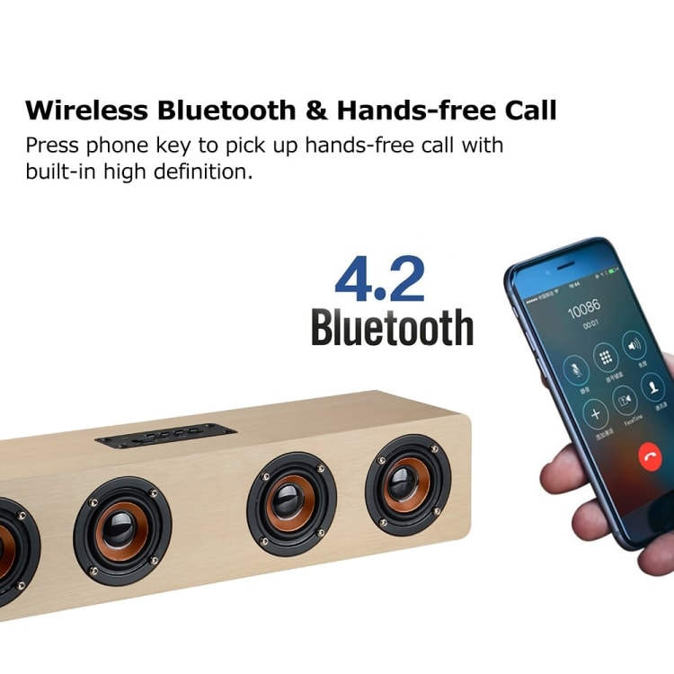 Kova-ääninen Bluetooth 4.2 ja 3.5 mm portilla