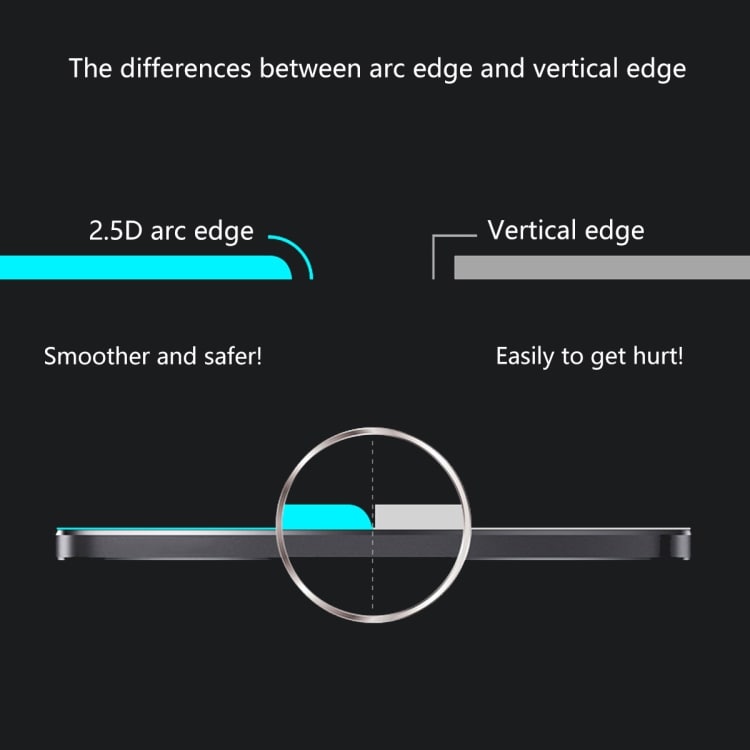 ENKAY 9H 2.5D Curved Edge Näytönsuojus iPhone 11 Pro MAX - 2 kpl
