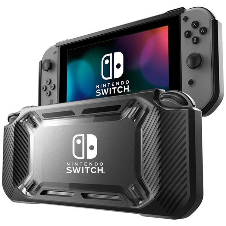 Silikoonisuoja laitteeseen Nintendo Switch - Musta