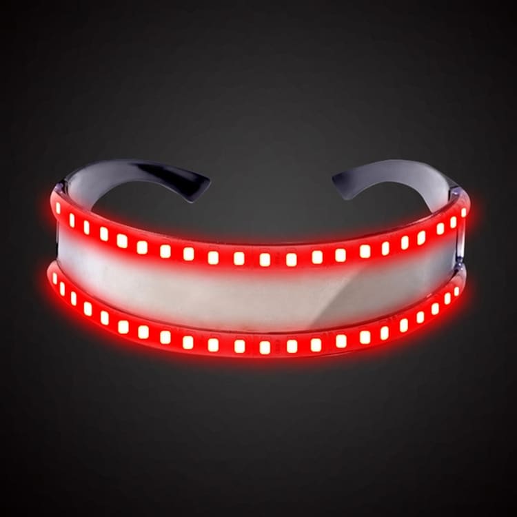 Juhlalasit / LED-silmälasit - Punainen valo