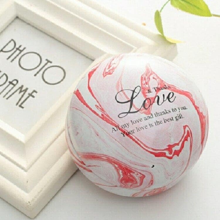 Romanttinen Ystävänpäivän Rasia - Pinkki marmori