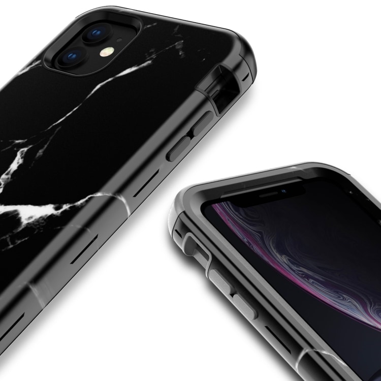 3 in 1 Full Protection Kuori iPhone 11 - Black Marble