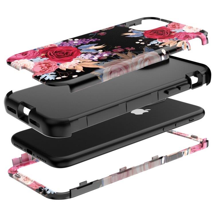 3 in 1 Full Protection Kuori iPhone 11 - Flower