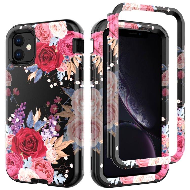 3 in 1 Full Protection Kuori iPhone 11 Pro - Flower