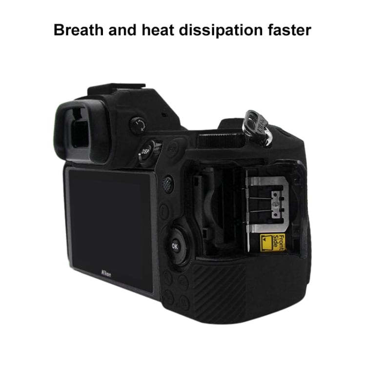 PULUZ Silikoonisuoja kameralle Nikon Z6 / Z7 - Musta