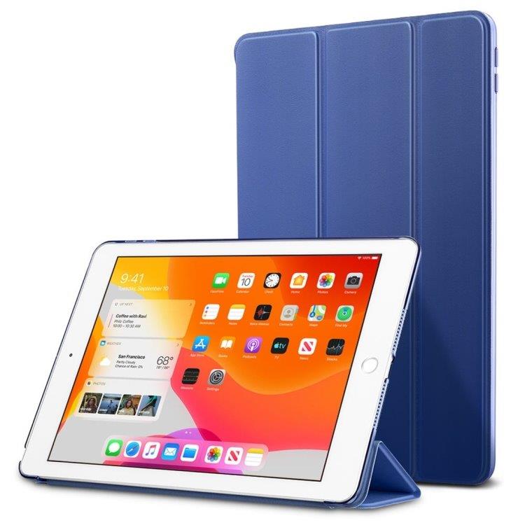 Taitettava Vaakasuora Läppäkotelo tablettiin iPad 10.2" - Sininen
